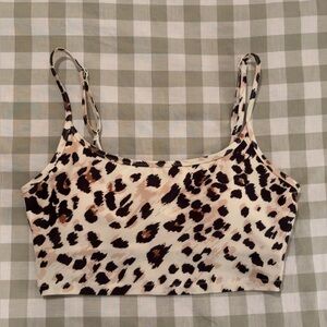 Aerie Leopard Print longline bikini 🐆